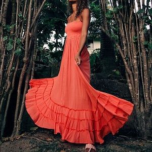 NWOT Free People Extratropical Maxi Dress, Sz. XS